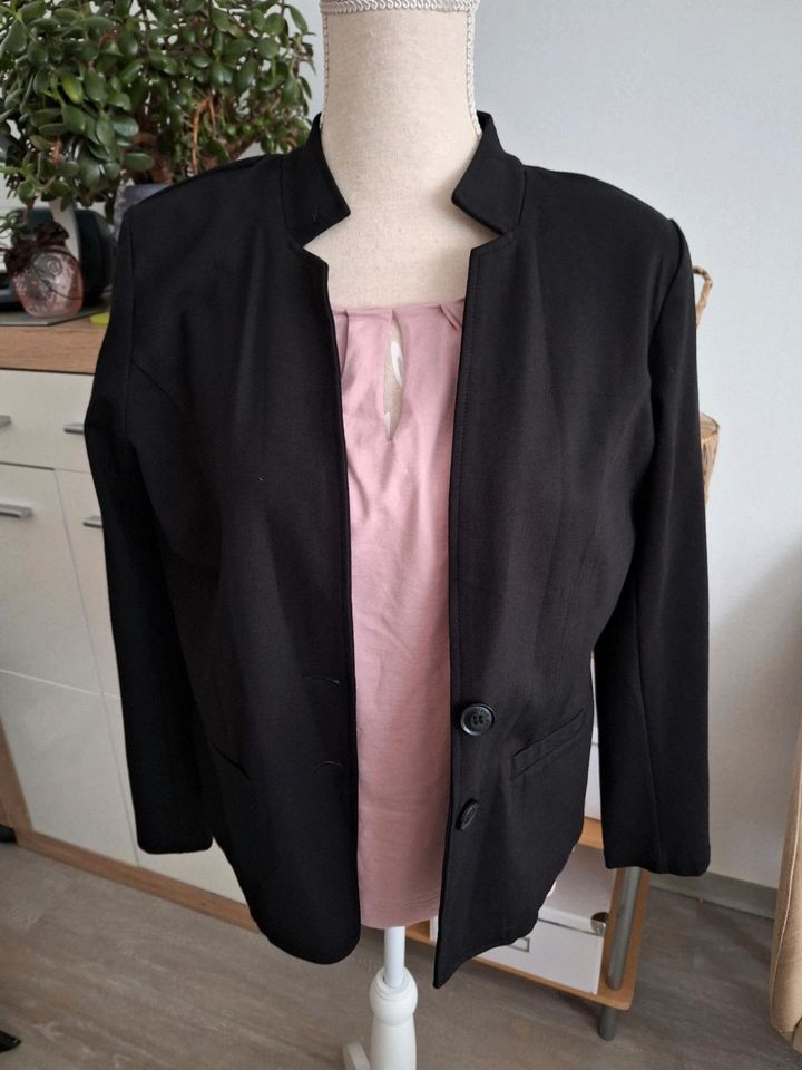 Neu Multiblu Blazer schwarz 40 ❤️ Shirt Sommermann rosa 40 42 in Schönfließ b Oranienburg