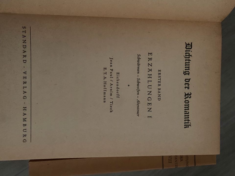 Dichtung der Romantik 1960 in Essen