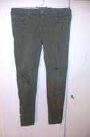 modische Jeans mit "Löchern", "Queen Hearts" Paris, oliv, Bund 84 Köln - Porz Vorschau