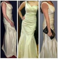 Ballkleid Abiye Kleid Abendkleid creme beige Meerjungfrau 38 S M Düsseldorf - Pempelfort Vorschau