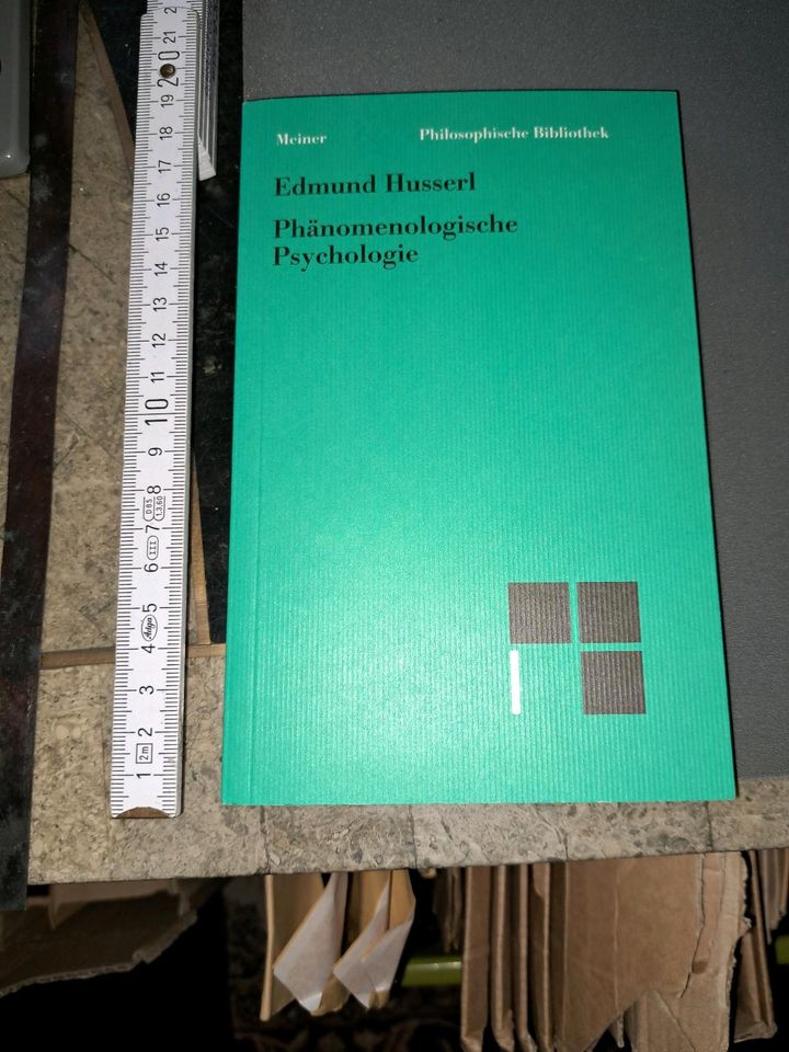 Edmund Husserl Phänomenologische Psychologie Philosophie in Berlin