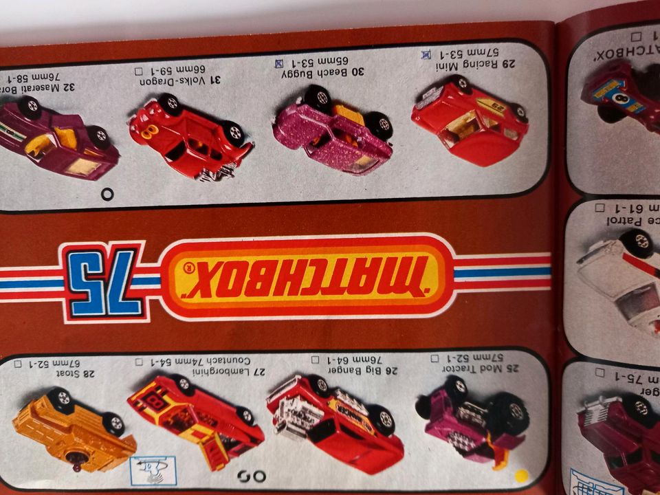 Matchbox Katalog von 1976 in Runkel