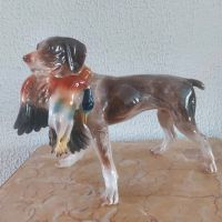 Vintage Porzellan Jagdhund mit Wildente, 80er Jahre Hessen - Nauheim Vorschau