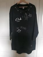 Shirt von Miamoda Gr. 44 Schwarz mit silber Wuppertal - Cronenberg Vorschau