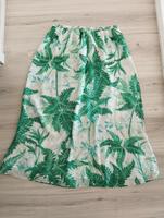 H&M Maxirock knöchellang Gr 38 M grün weiß tolles Muster Sachsen - Bad Dueben Vorschau