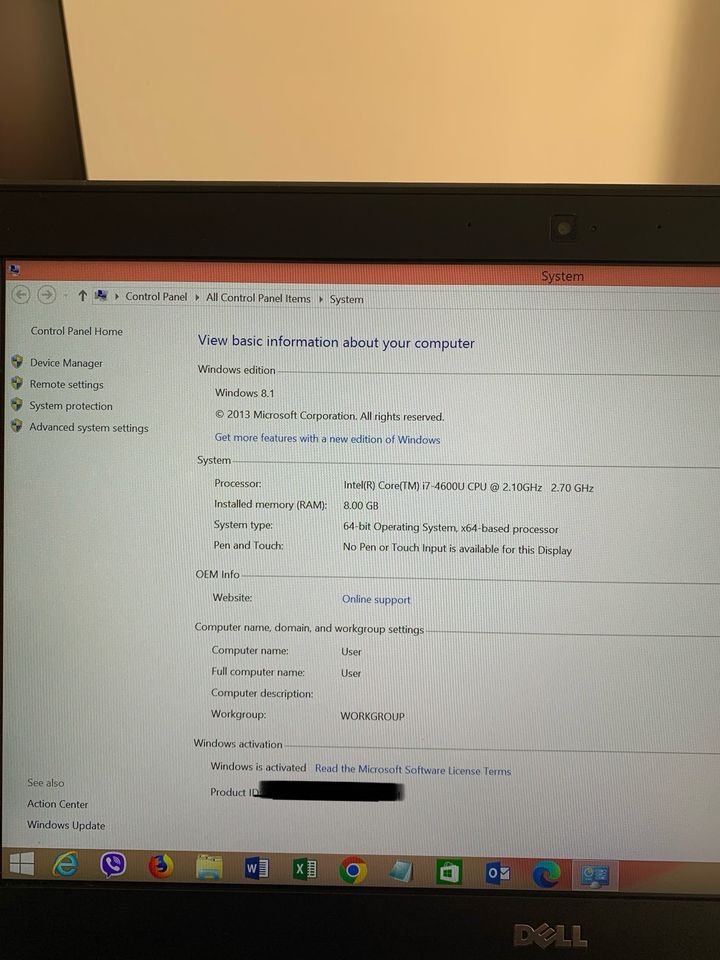 Laptop Dell 14 Zoll Core i7 in Berlin