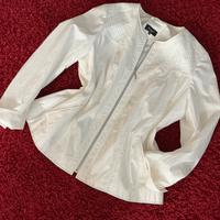 Weiße leichte Kurzjacke von BEXLEYS in Gr. 46 Brandenburg - Teltow Vorschau