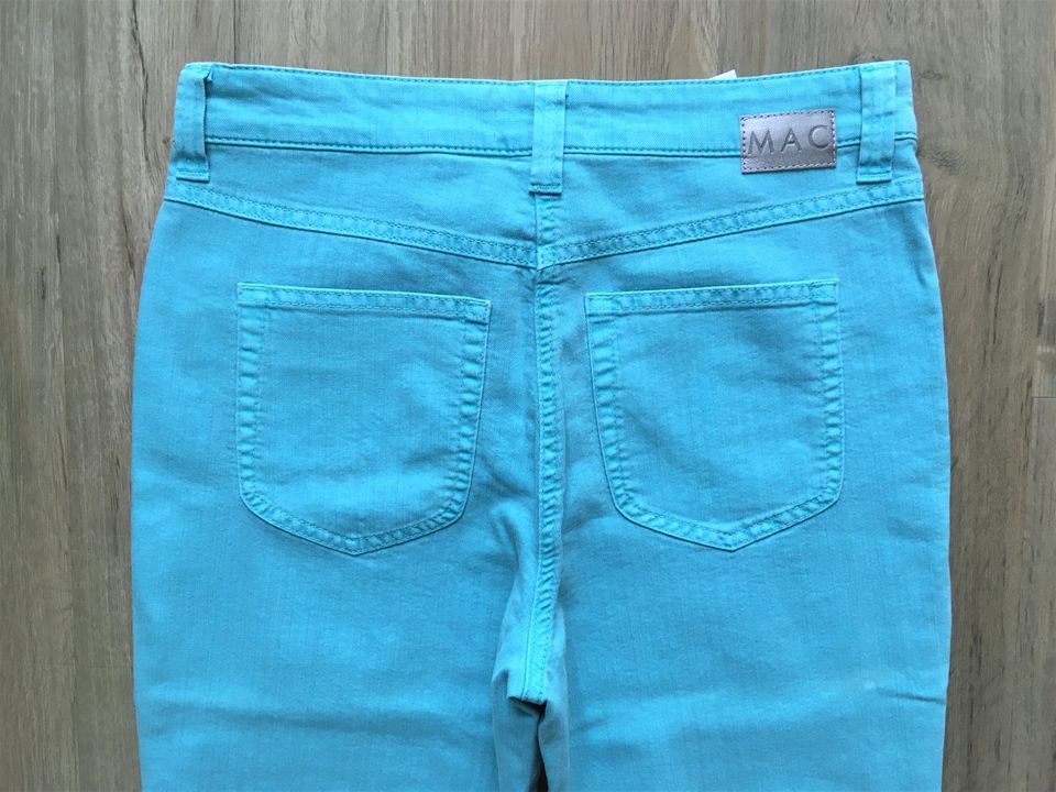 MAC Jeans in Türkis, Mod. Angela Chic Gr. 38 L28 in Witten