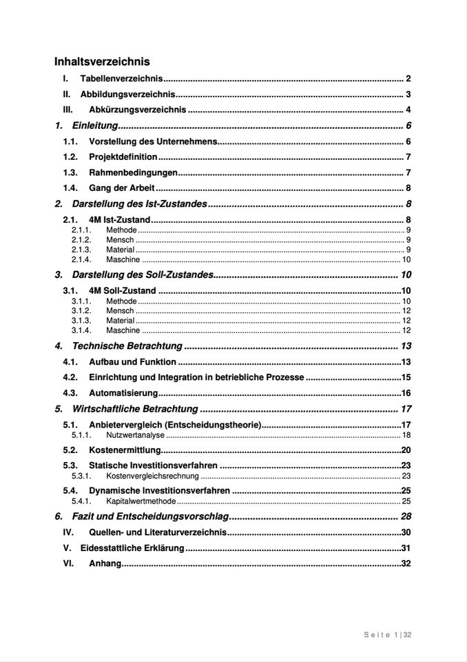 technischer Betriebswirt IHK Projektarbeit 95 Punkte! + Handout in Gronau (Westfalen)