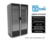 Kühlschrank, Getränkekühlschrank, LED Beleuchtung,  Wandkühlregal mit 2 Glastüren, Gewerbe Kühlschrank, Kühlgerät, Gastronomie, Kiosk, Supermarkt,  Getränkemarkt, Späti, Kioskeinrichtung, Tankstelle Nordrhein-Westfalen - Herne Vorschau