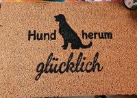 Fußmatte Hund herum glücklich Kokos selbstgemacht Handarbeit Aachen - Eilendorf Vorschau