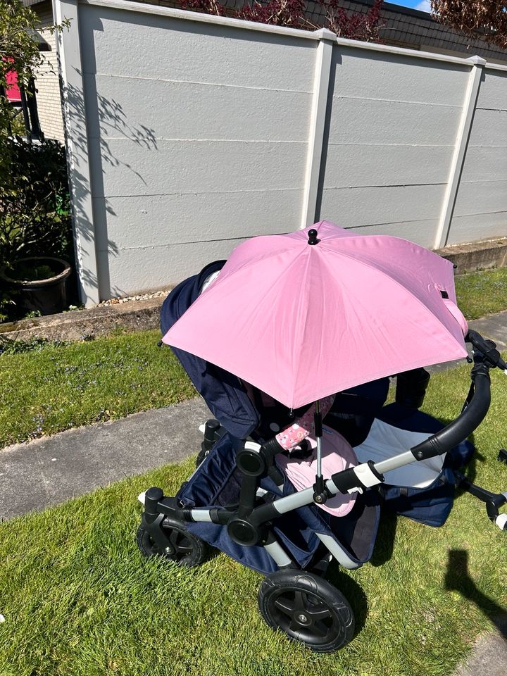 Bugaboo Donkey 2 Mono blau rosa Kinderwagen in Jülich