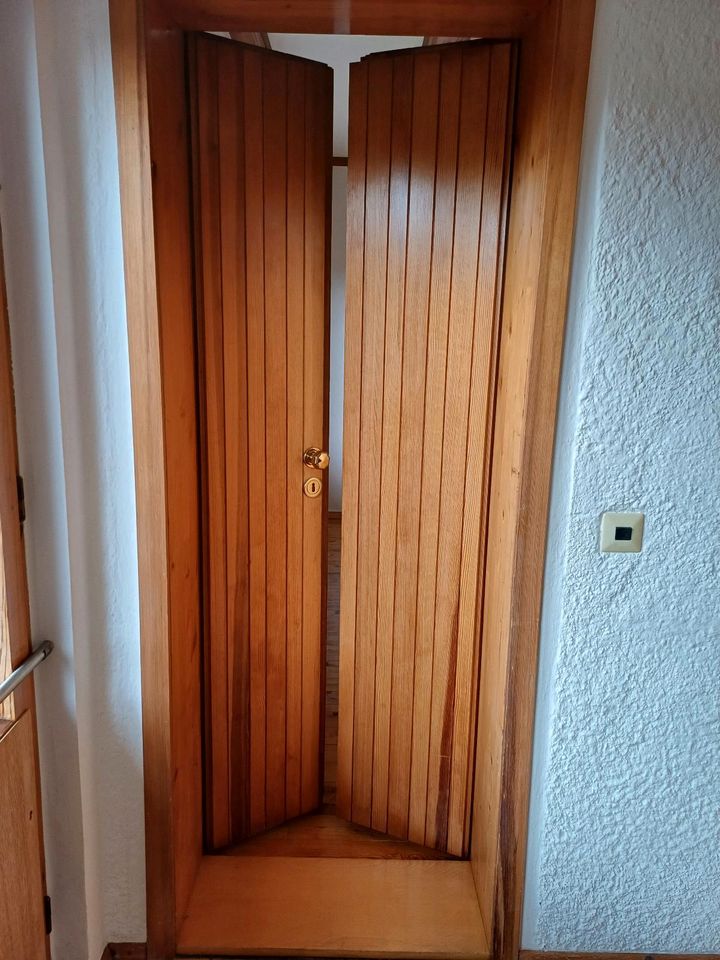 Massivholz Doppelflügeltüre ohne Zarge in Werdau