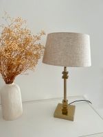 Colmore Lampe, Tischlampe, Gold, Beige, Modern, Dekoration Nordrhein-Westfalen - Neukirchen-Vluyn Vorschau