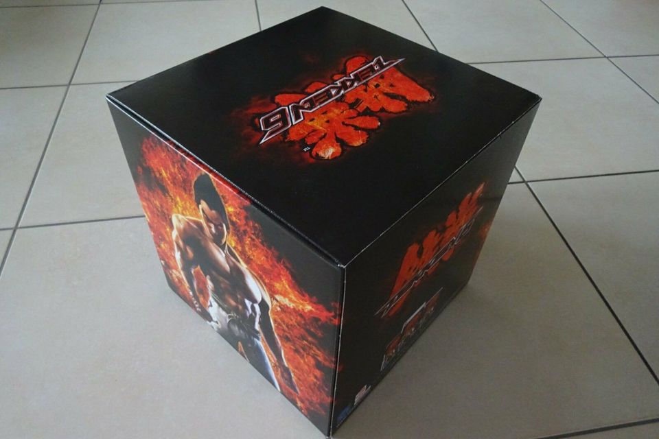 Großer Werbewürfel TEKKEN 6, Namco Bandai, 2009, PS, Xbox, PSP in Wesel