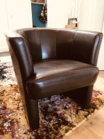 Lounge Sessel in dunkelbraun / braun / Kaffeebraun Leder / Kunst Kreis Pinneberg - Ellerbek Vorschau