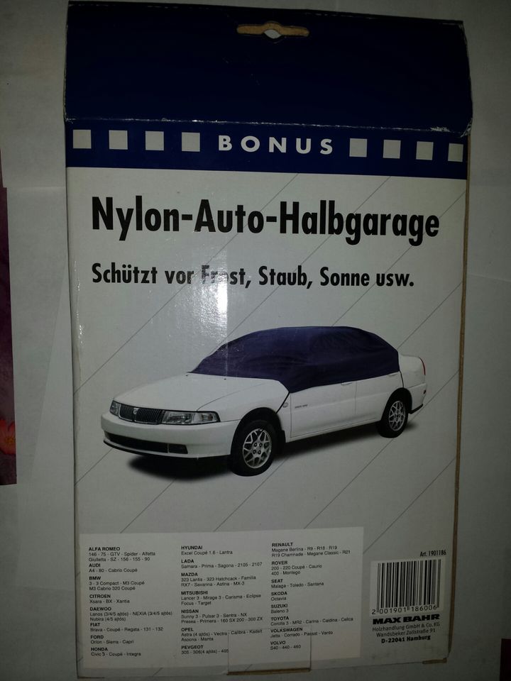 Nylon Auto Halbgarage