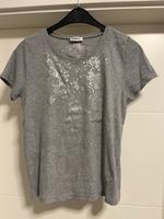 Damen T‘Shirt Rippshirt| Ambria| 42| grau Silberdruck| neuwertig Hessen - Groß-Zimmern Vorschau