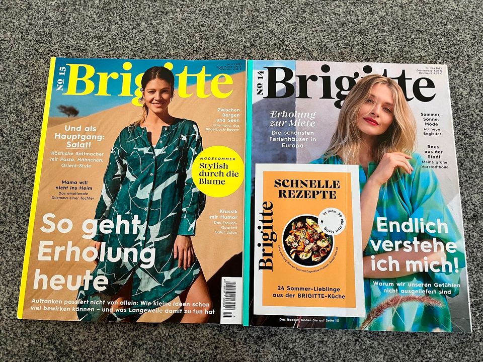Zeitschrift Brigitte Nr. 14/15 Juni/Juli 2023 Brigitte & Extra in Obrigheim