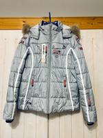 neuwertige Icepeak Winterjacke silber Größe 40 Bayern - Marktredwitz Vorschau