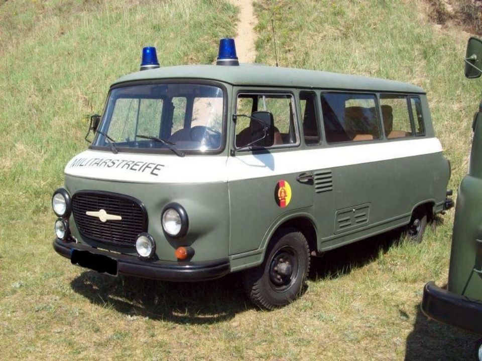 Rundumleuchten Kappen IFA DDR Volkspolizei VOPO W50 Barkas B1000 in Ilmenau