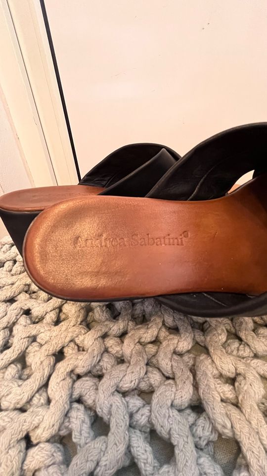 Sandalen, Andrea Sabatini, Leder, Plateau, Größe 37 in Stuttgart