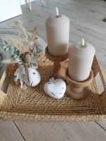 Herz Weiß Shabby Chic Glas Nordrhein-Westfalen - Rheda-Wiedenbrück Vorschau