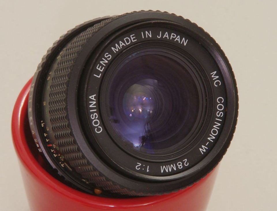 Pentax K-Bajonett Objektiv Cosinon-W 2,0/28mm MC v. Cosina Japan in Oldenburg