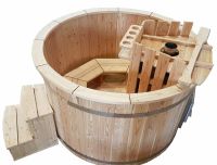 Holz Pool Badewanne 200 cm Edelstahl Ofen Hottub Badefass NEU Nordrhein-Westfalen - Hüllhorst Vorschau