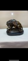 Bronze Skulptur Löwe Schlange Kampf signiert Barye Essen - Rüttenscheid Vorschau