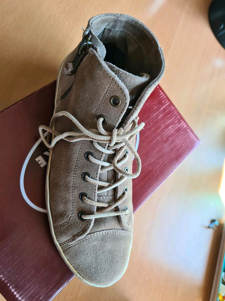 Sneakers, leder, taupe, 39 in Wachtberg