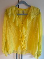 Chiffonbluse gelb Shirt zitrone L 40/42 Hamburg - Altona Vorschau
