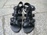 Jane Klain - Pumps Riemchen Sandaletten Sandalen schwarz Gr. 38 Bayern - Wallersdorf Vorschau