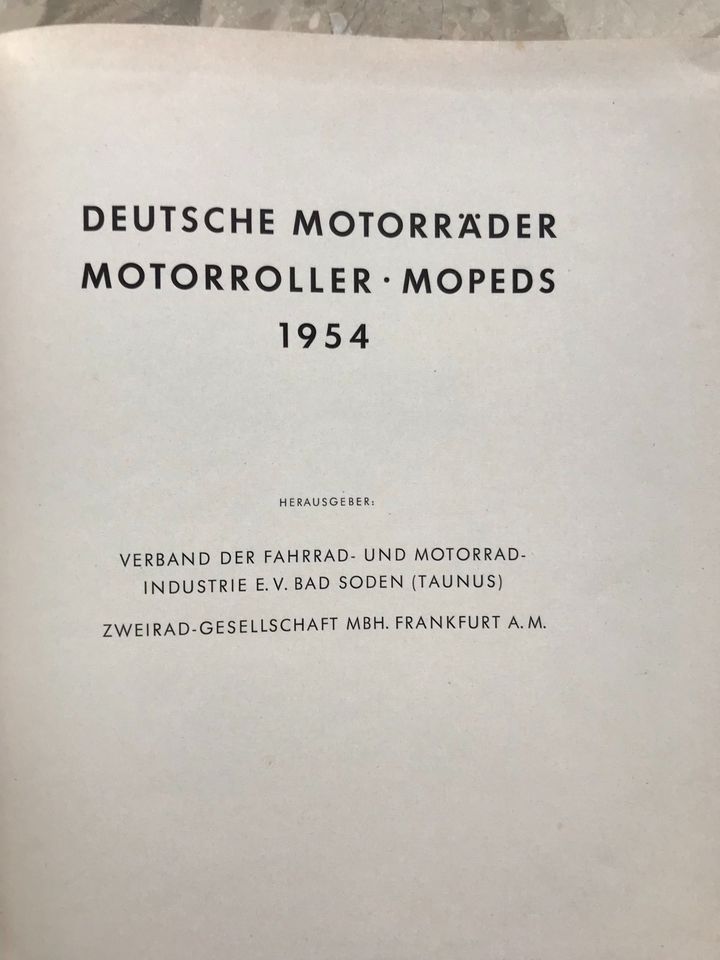 1954 hoffmann Gouverneur Vespa BMW Maico Zündapp Herkules Maico in Essen