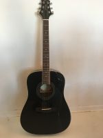 Schöne Gitarre, schwarz, mit Stahlsaiten Köln - Bocklemünd/Mengenich Vorschau