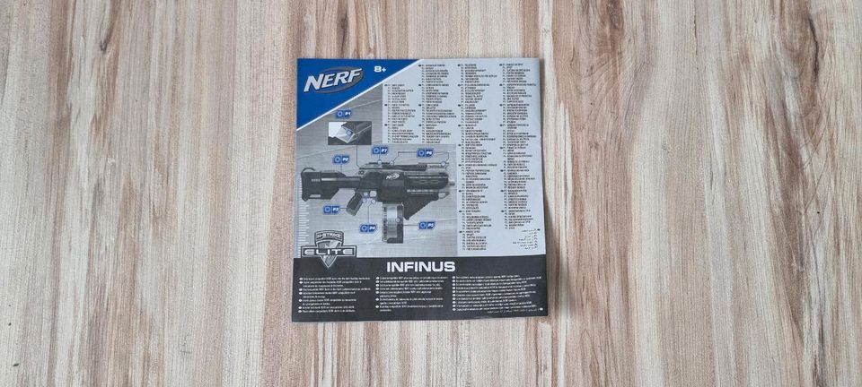 Nerf Gun Elite Infinus Automatik elektrisch + 16 Batterien OVP in Krefeld