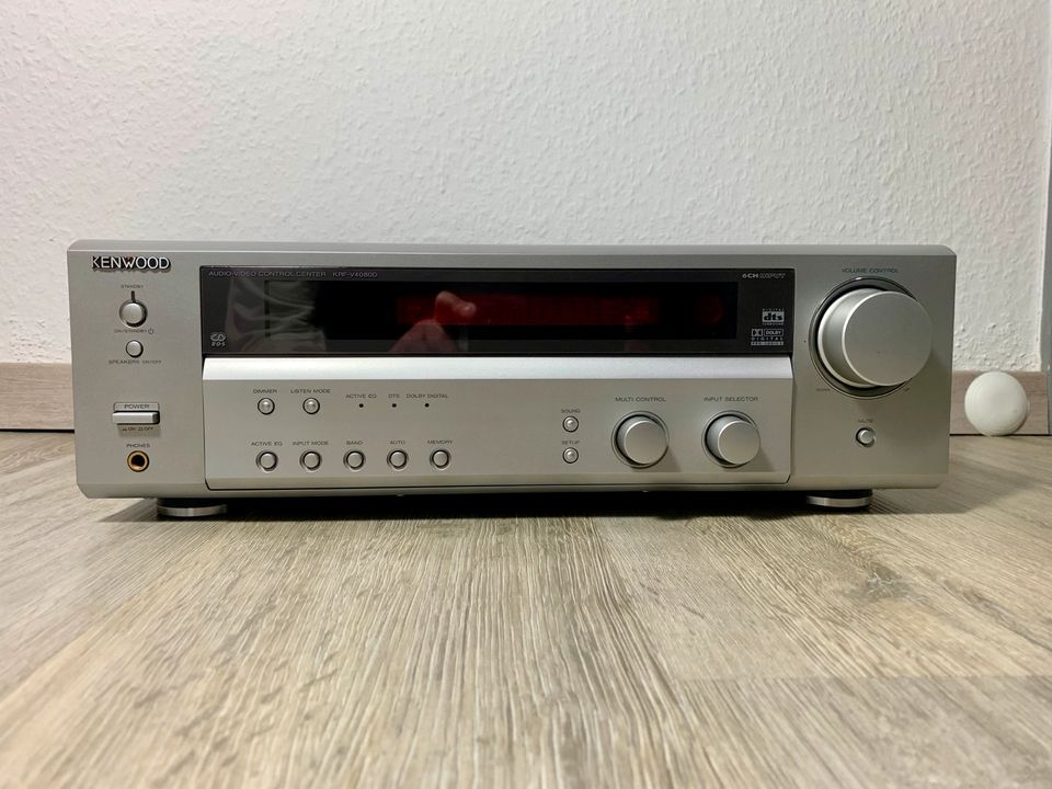 Kenwood KRF-V4080 Dolby Digital DTS 5.1 Receiver silber in Essen