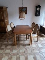 Esszimmertisch, 4 Stühle, Lampe, Holz, 130x90 cm ☆☆☆ Nordrhein-Westfalen - Gelsenkirchen Vorschau