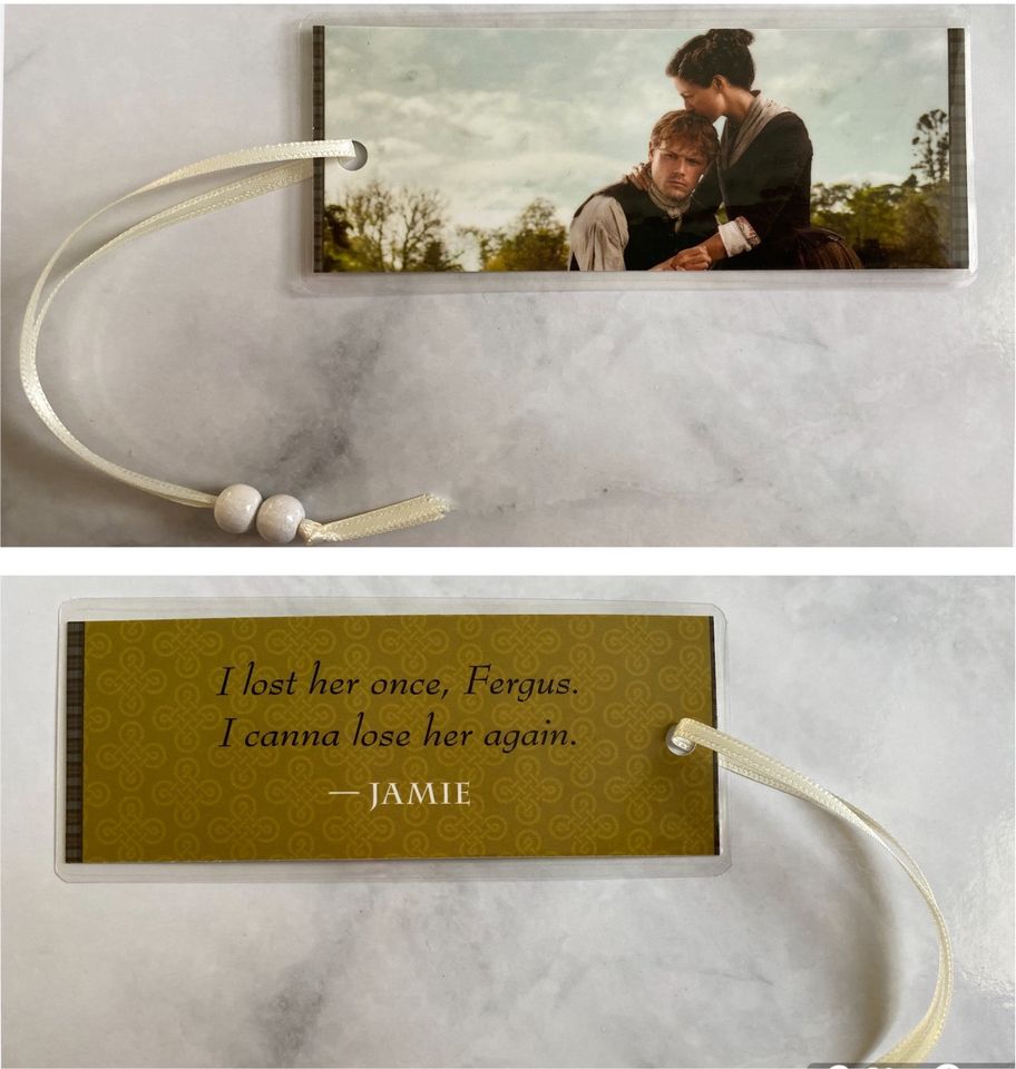 Lesezeichen Outlander Jamie & Claire Fraser mit Quote NEU in Marne