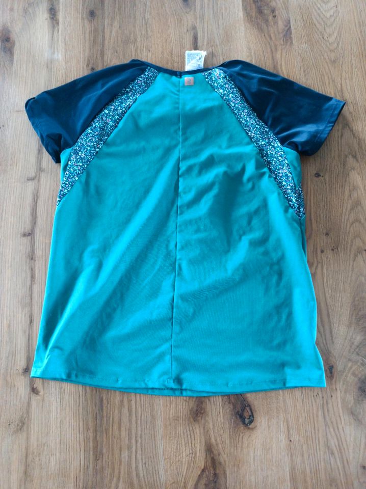 Sport Shirt Mädchen Gr. 152 in Jade