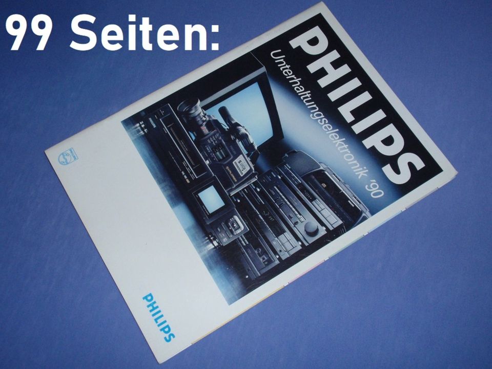 PHILIPS Audio HiFi Kataloge Reklame Prospekte 1972 - 1994 in Passau