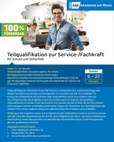 Teilqualifikation(1 - 6) Service-/Fachkraft für Schutz + Sicherh. Köln - Vingst Vorschau