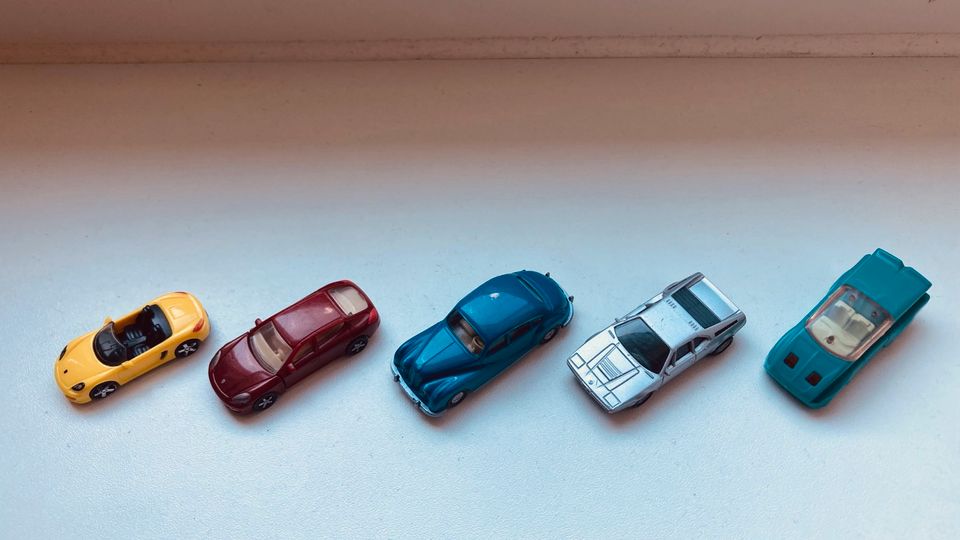 Vintage 5x Auto Mini Herpa BMW Porsche Ü-Ei W. Germany Sammler in Frankfurt am Main