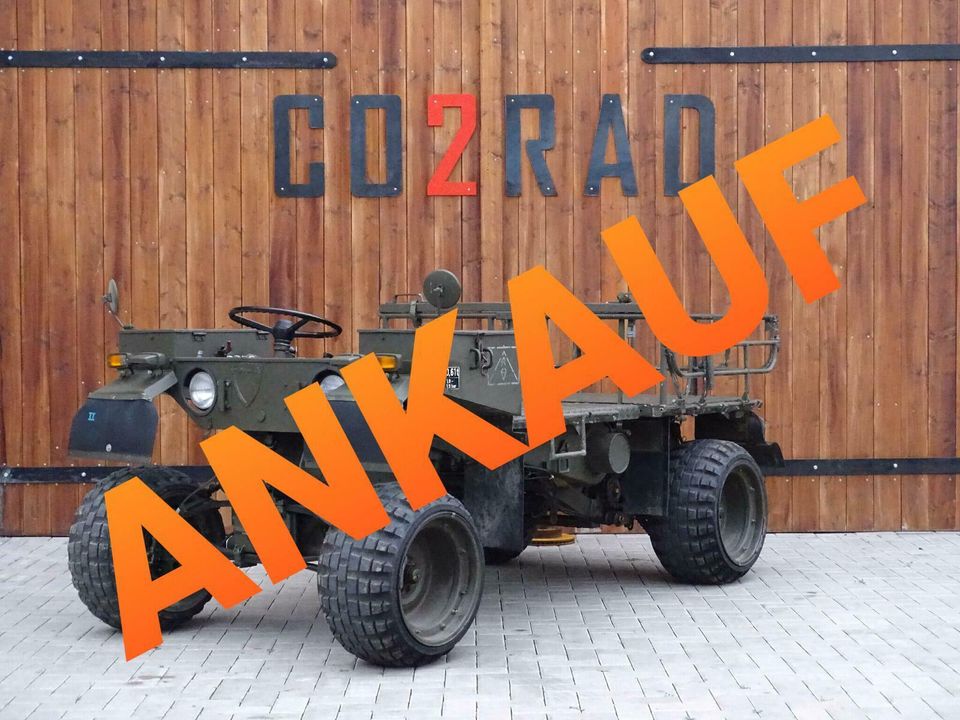 ☆Ankauf☆ Militärfahrzeuge NVA Bundeswehr US Willys Wehrmacht in Berlstedt