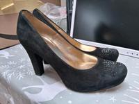 Verkaufe Unisa Damen Pumps schwarz Strasssteine, Gr  40, wie neu Rheinland-Pfalz - Trier Vorschau