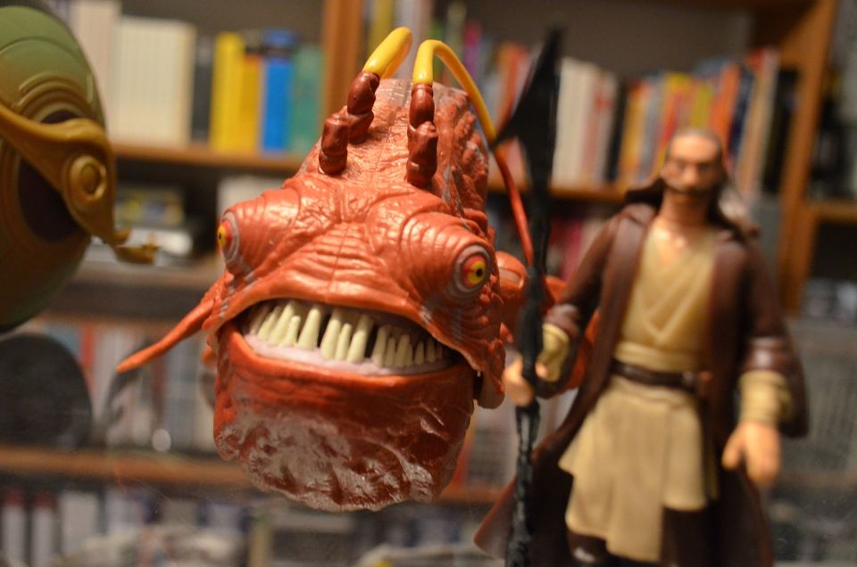 Star Wars Hasbro: Opee mit Qui-Gon Jinn - Episode I in Hattingen