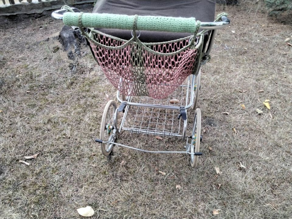 DDR Kinderwagen Zekiwa Cord braun in Moritzburg