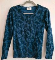 Blaues Jäckchen mit Blumenprint von C&A in Größe XS Hessen - Biebergemünd Vorschau