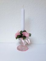 Kerzenring / Kerzenkranz / Kerzenmanschette, Deko, Blumen rosa Rheinland-Pfalz - Mehlbach Vorschau