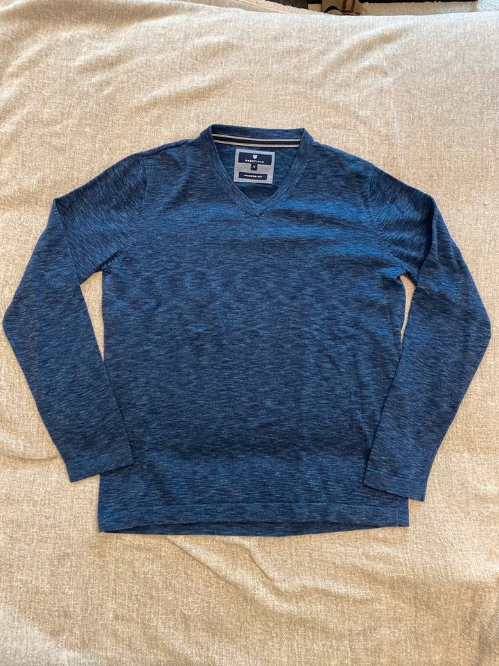 Basefield Pullover Herren  modern fit Größe M blau in Karlstadt